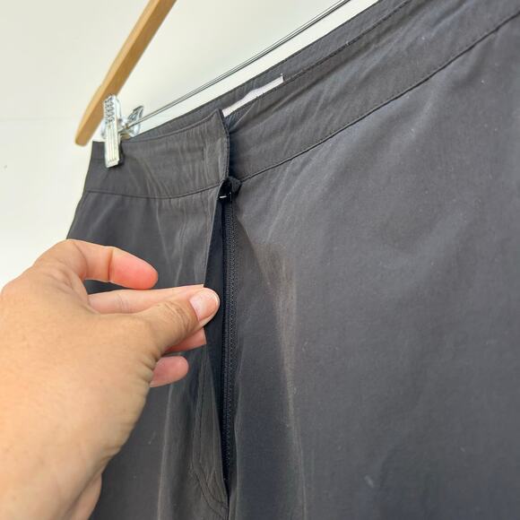 Amomento Women’s Curved Leg Pants Barrel Wide Cropped Small 0 Cotton - Picture 12 of 13